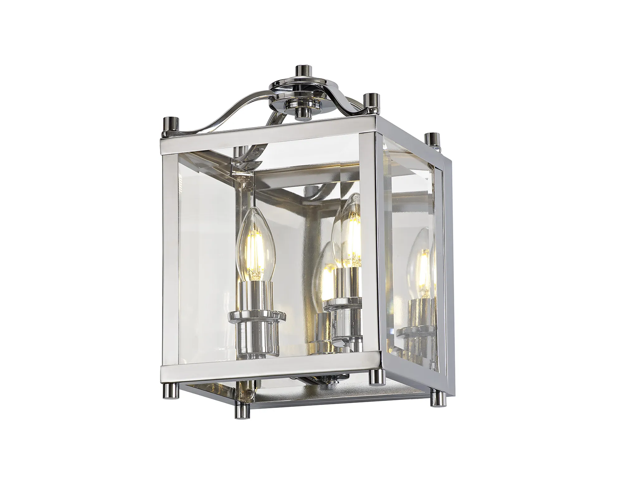 IL31106  Aston Wall Lamp 2 Light Polished Chrome